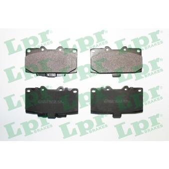 Jeu de 4 plaquettes de frein avant LPR OEM 26296FA100