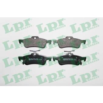 Jeu de 4 plaquettes de frein arrière LPR 05P1458 pour TOYOTA YARIS 1.4 D4d - 90cv
