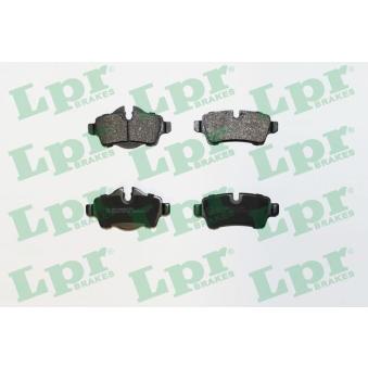 Jeu de 4 plaquettes de frein arrière LPR [05P1481]