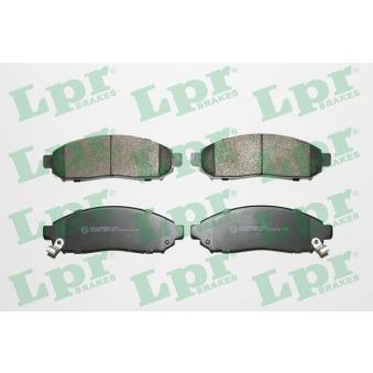 Jeu de 4 plaquettes de frein avant LPR OEM 5581051Z20