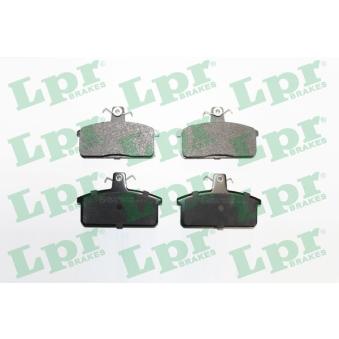 Jeu de 4 plaquettes de frein avant LPR 05P1498 pour SUZUKI SAMURAI 1.3 - 60cv