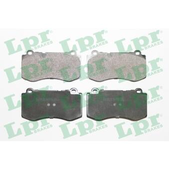 Jeu de 4 plaquettes de frein avant LPR OEM 0054207820
