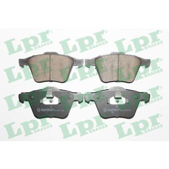 Jeu de 4 plaquettes de frein avant LPR OEM 1423389