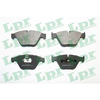 Jeu de 4 plaquettes de frein avant LPR OEM 34116794920