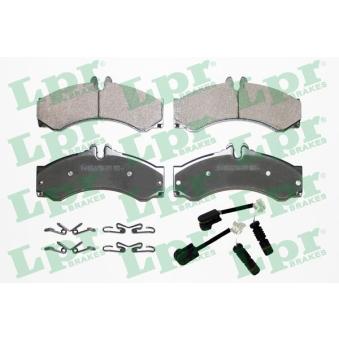 Jeu de 4 plaquettes de frein avant LPR OEM 0034201720