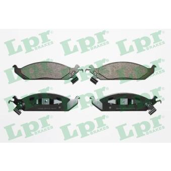 Jeu de 4 plaquettes de frein avant LPR OEM 4897746AA