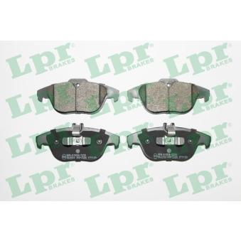 Jeu de 4 plaquettes de frein arrière LPR OEM A0054205120