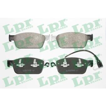 Jeu de 4 plaquettes de frein avant LPR [05P1551]