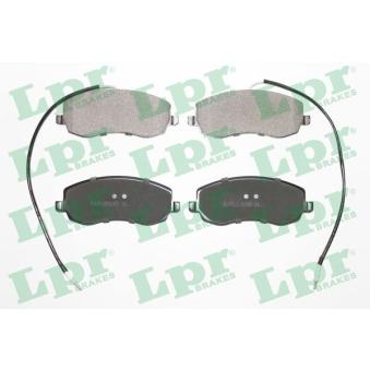 Jeu de 4 plaquettes de frein avant LPR [05P1557]