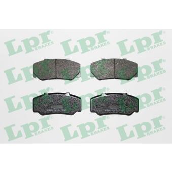 Jeu de 4 plaquettes de frein avant LPR OEM 2177828 Jeu de 4 plaquettes de frein avant LPR OEM 2177828