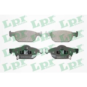 Jeu de 4 plaquettes de frein avant LPR [05P1560]