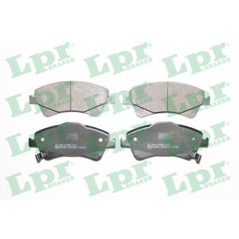 Jeu de 4 plaquettes de frein avant LPR OEM 044650F010