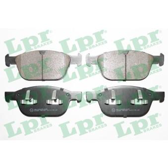 Jeu de 4 plaquettes de frein avant LPR [05P1597]