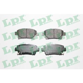 Jeu de 4 plaquettes de frein avant LPR OEM 0446574020