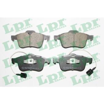 Jeu de 4 plaquettes de frein avant LPR [05P1612]