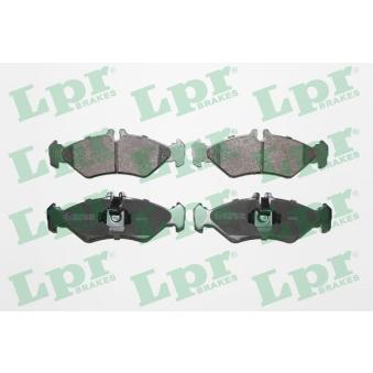 Jeu de 4 plaquettes de frein arrière LPR OEM 0044205620