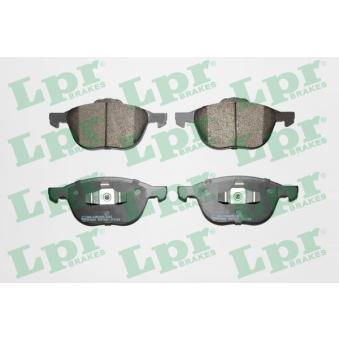 Jeu de 4 plaquettes de frein avant LPR 05P1627 pour DODGE CHALLENGER 2.0 CD - 110cv