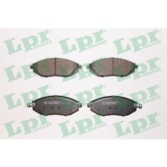 Jeu de 4 plaquettes de frein avant LPR [05P1629]