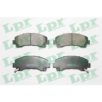 Jeu de 4 plaquettes de frein avant LPR [05P1630]