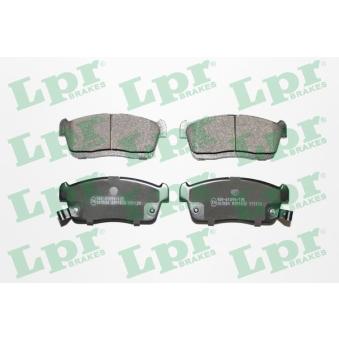 Jeu de 4 plaquettes de frein avant LPR OEM 04491B1010 Jeu de 4 plaquettes de frein avant LPR OEM 04491B1010