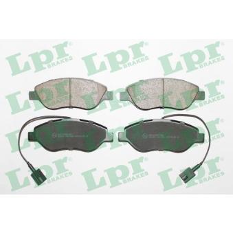 Jeu de 4 plaquettes de frein avant LPR [05P1658]