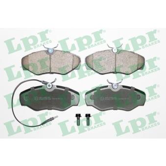 Jeu de 4 plaquettes de frein avant LPR OEM 6025370851 Jeu de 4 plaquettes de frein avant LPR OEM 6025370851