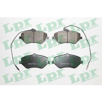 Jeu de 4 plaquettes de frein avant LPR 05P1666 pour TOYOTA STARLET 3.0 V6 - 211cv