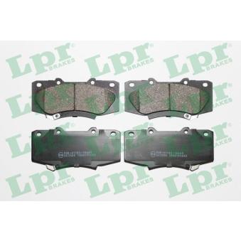 Jeu de 4 plaquettes de frein avant LPR OEM 044650K260