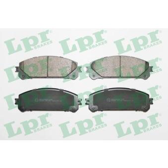 Jeu de 4 plaquettes de frein avant LPR OEM 0446578010