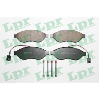 Jeu de 4 plaquettes de frein avant LPR OEM 1647863980 Jeu de 4 plaquettes de frein avant LPR OEM 1647863980