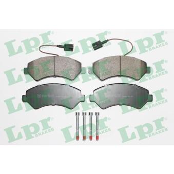 Jeu de 4 plaquettes de frein avant LPR [05P1721]