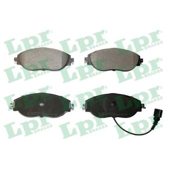 Jeu de 4 plaquettes de frein avant LPR OEM 5Q0698151G