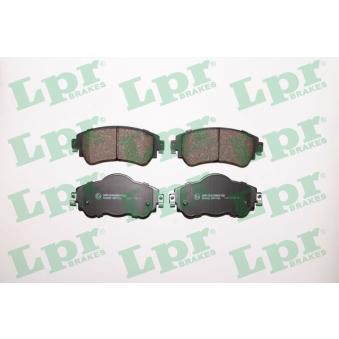 Jeu de 4 plaquettes de frein avant LPR 05P1740 pour CADILLAC CTS 1.2 THP 110 - 110cv