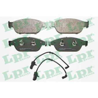 Jeu de 4 plaquettes de frein avant LPR OEM 4G0698151B