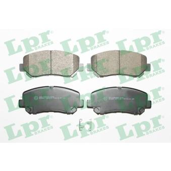 Jeu de 4 plaquettes de frein avant LPR OEM K0Y13323Z