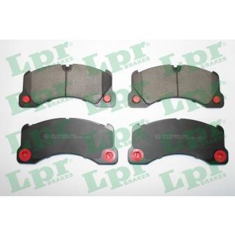 Jeu de 4 plaquettes de frein avant LPR OEM 7L0698151L