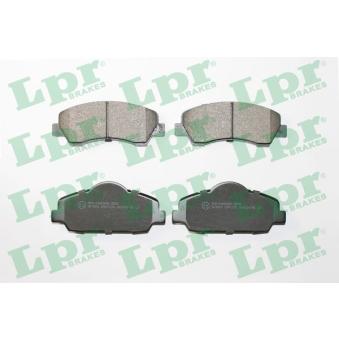 Jeu de 4 plaquettes de frein avant LPR 05P1770 pour FORD KUGA PureTech 110 - 110cv