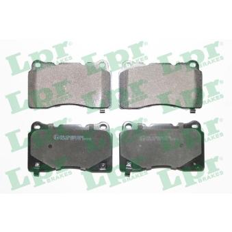 Jeu de 4 plaquettes de frein avant LPR OEM 13411116