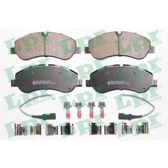 Jeu de 4 plaquettes de frein avant LPR OEM 2221820