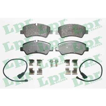 Jeu de 4 plaquettes de frein arrière LPR OEM 1916327