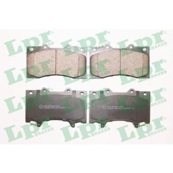 Jeu de 4 plaquettes de frein avant LPR OEM D10601LB2A