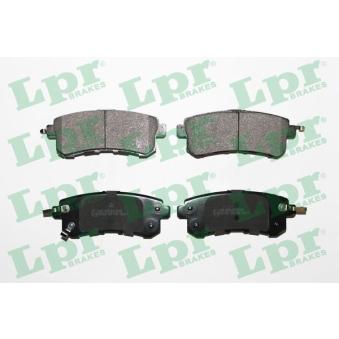 Jeu de 4 plaquettes de frein avant LPR 05P1798 pour INFINITI QX4 3.3 - 170cv