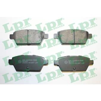 Jeu de 4 plaquettes de frein arrière LPR OEM GPYA2648ZD