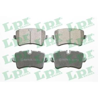 Jeu de 4 plaquettes de frein arrière LPR OEM 4H0698451K