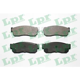 Jeu de 4 plaquettes de frein avant LPR 05P185