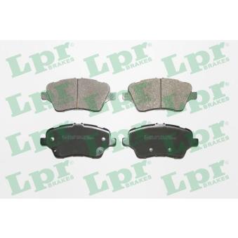 Jeu de 4 plaquettes de frein avant LPR 05P1856 pour FORD B-MAX 1.4 - 90cv