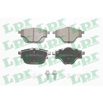 Jeu de 4 plaquettes de frein arrière LPR OEM 95525386