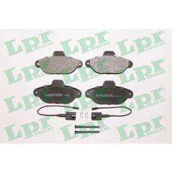 Jeu de 4 plaquettes de frein avant LPR OEM BS512K021BA