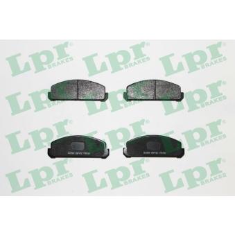 Jeu de 4 plaquettes de frein avant LPR 05P192