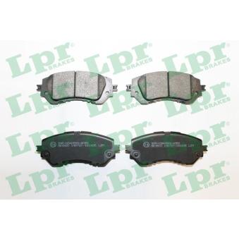 Jeu de 4 plaquettes de frein avant LPR OEM 044650D150